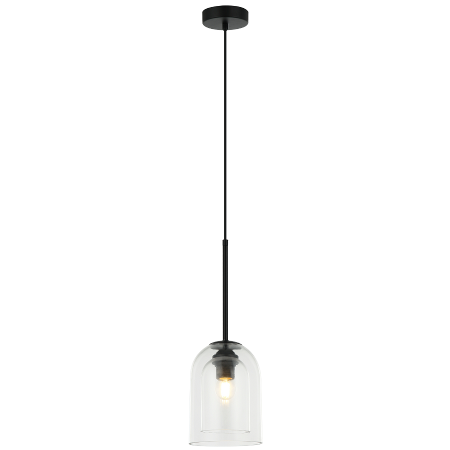 Lampa Elaris wisząca transparentna